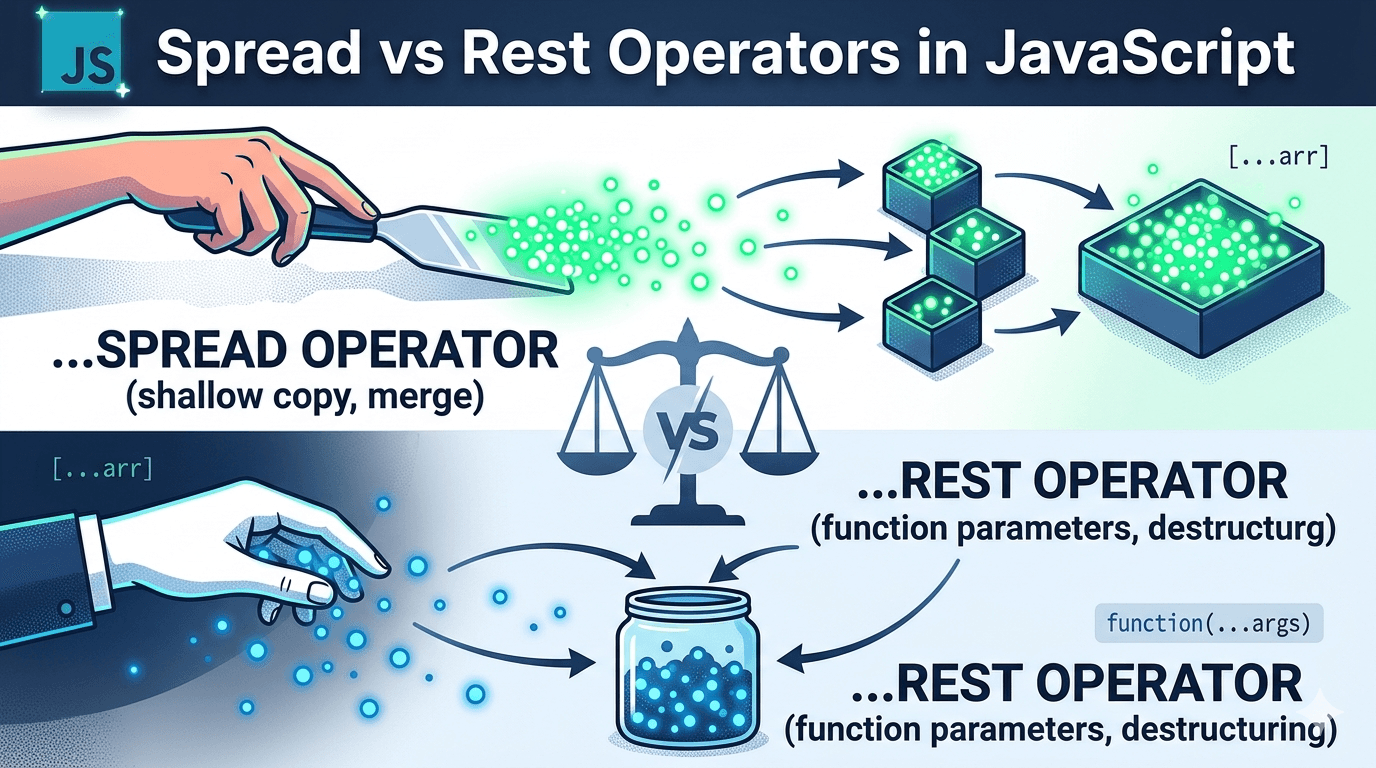 Spread vs Rest Operators in JavaScript