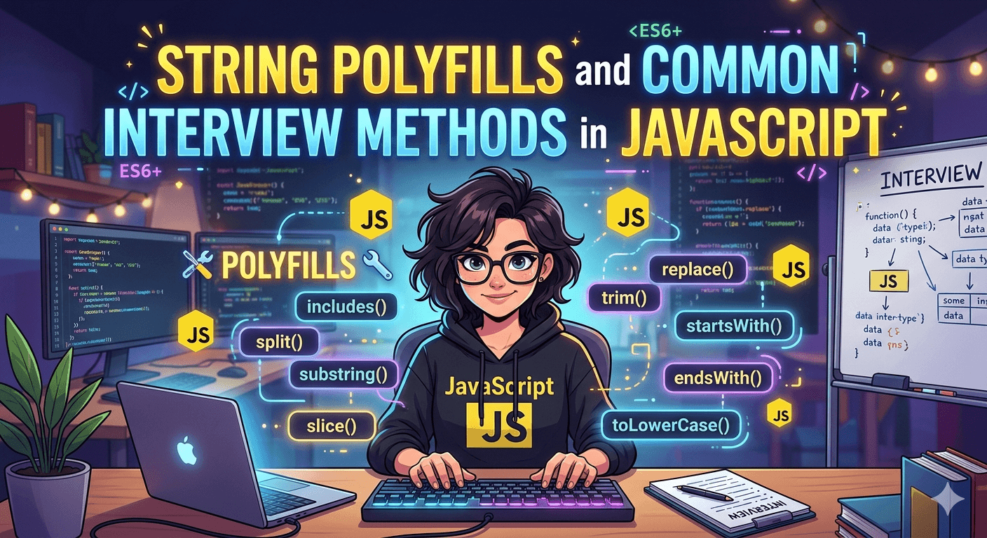 String Polyfills and Common Interview Questions in JavaScript